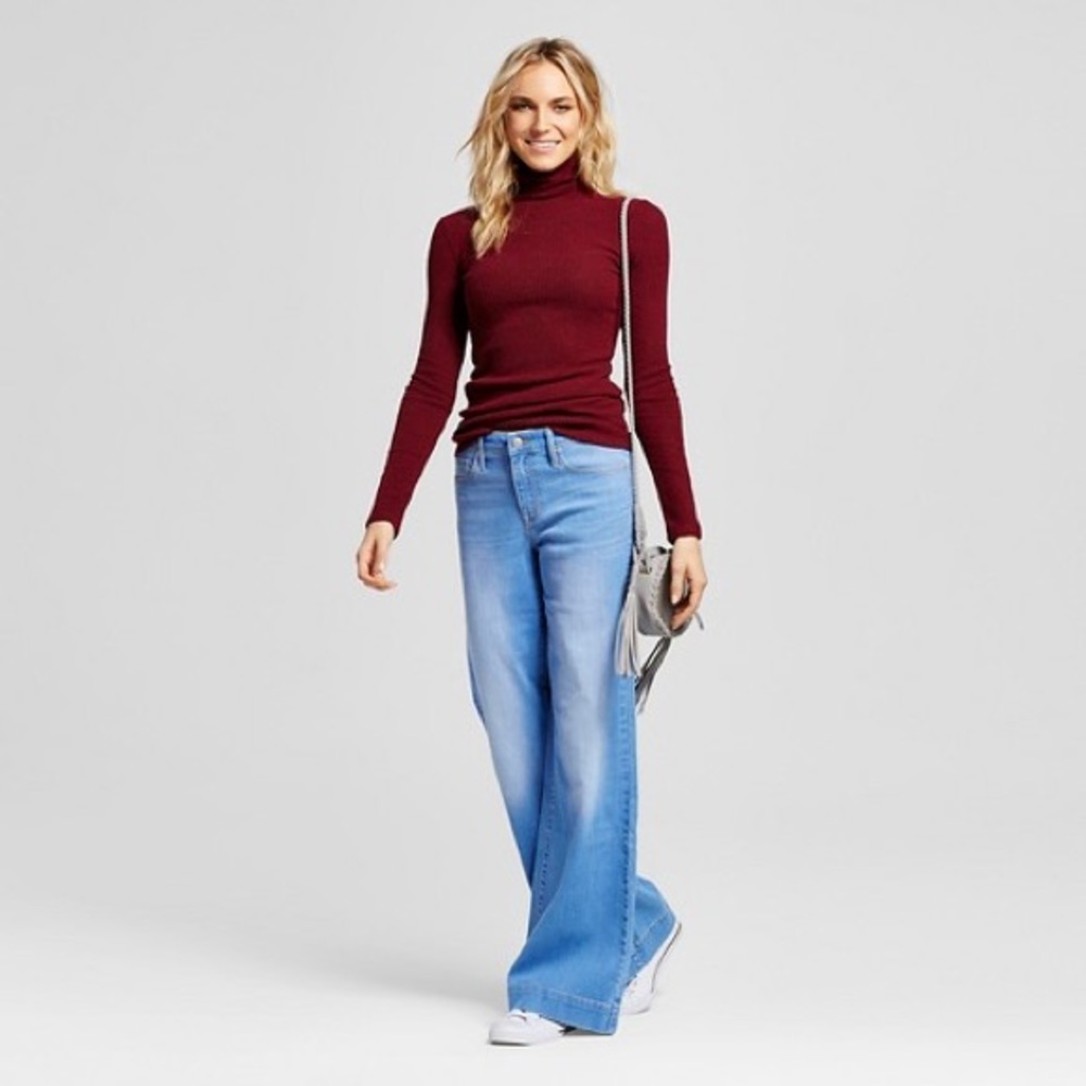 Mission high rise wide leg jeans - light wash
